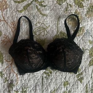 Victoria’s Secret lined Demi black lace